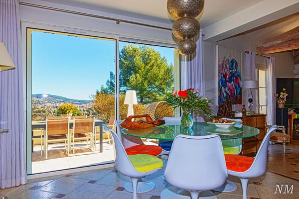 Draguignan (83300) Maison coup de coeur dans cadre champêtre à 2 pas de Draguignan avec vue panoramique.