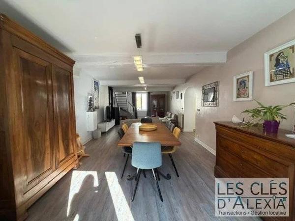 Maison de ville Vernaison 180m² - local commercial