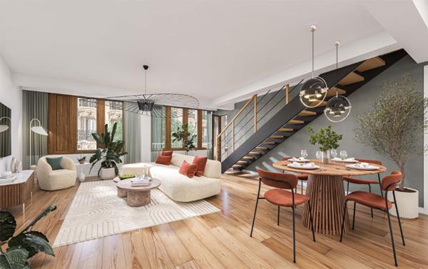 Appartement Paris 4 pièce(s) 87.3 m2