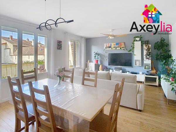 Roanne (42300) A VENDRE- ROANNE PROCHE GARE- APPARTEMENT T4+CAVE+GARAGE