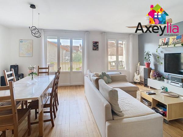 Roanne (42300) A VENDRE- ROANNE PROCHE GARE- APPARTEMENT T4+CAVE+GARAGE