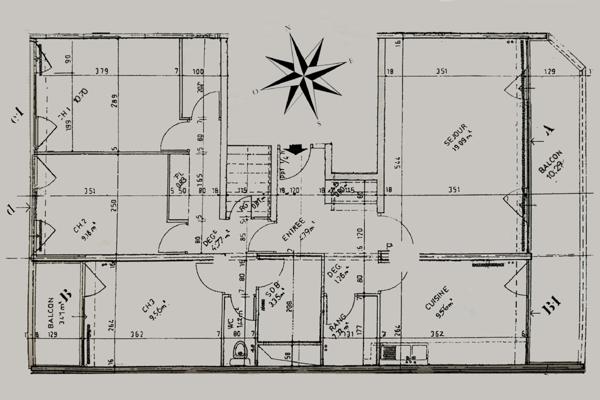 Nanterre (92000) Nanterre Préfecture La Défense Parc 4 pièces + 2 balcons + box fermé 451 500 €