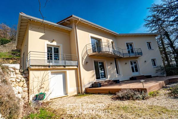 Villa contemporaine avec vue Rhône en Drôme du Nord