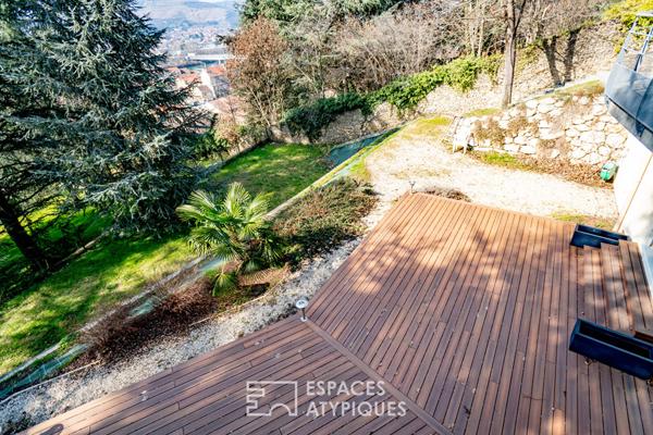 Villa contemporaine avec vue Rhône en Drôme du Nord