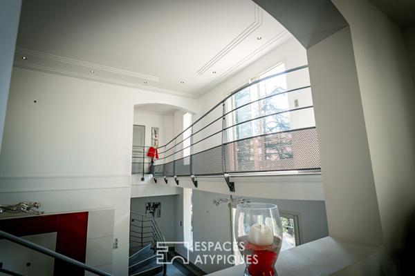 Villa contemporaine avec vue Rhône en Drôme du Nord