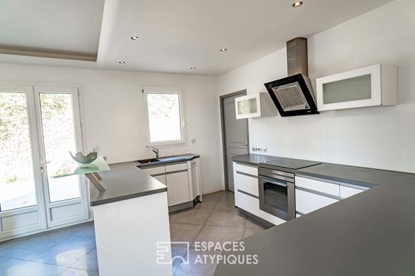 Villa contemporaine avec vue Rhône en Drôme du Nord