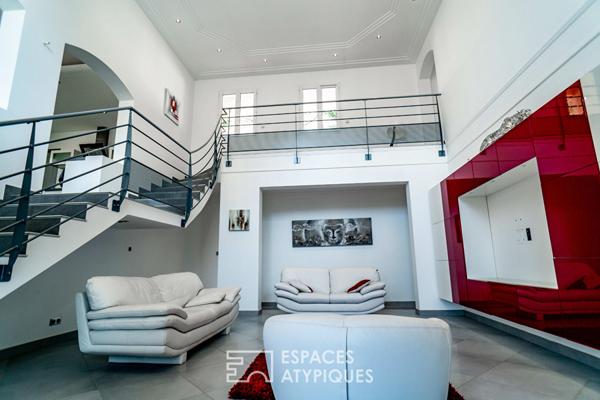 Villa contemporaine avec vue Rhône en Drôme du Nord