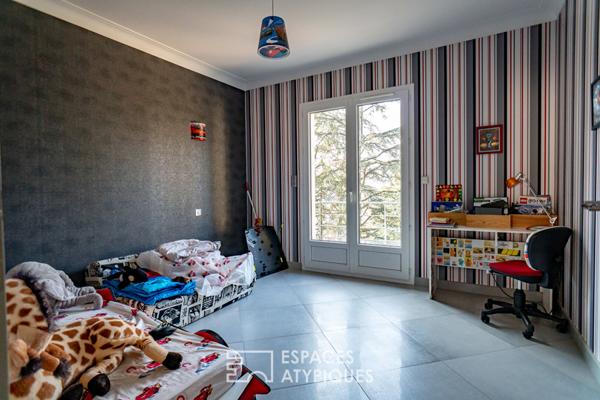 Villa contemporaine avec vue Rhône en Drôme du Nord