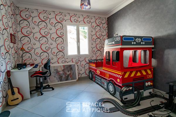 Villa contemporaine avec vue Rhône en Drôme du Nord