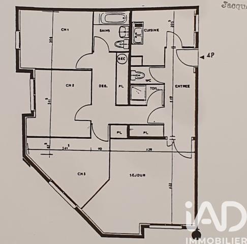 Appartement à vendre 4 pièces 86,91 m² Paris 11