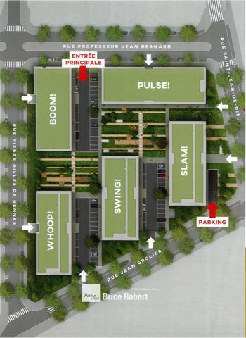 Bureaux à vendre ou à louer Lyon 7ème parc tertiaire prestations haut de gamme