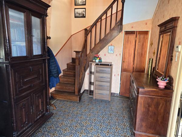 A VENDRE NANTES ZOLA Maison ancienne 2 chambres + bureau, avec garage double