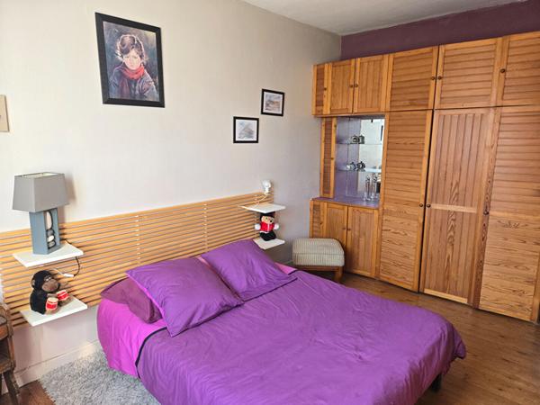 A VENDRE NANTES ZOLA Maison ancienne 2 chambres + bureau, avec garage double