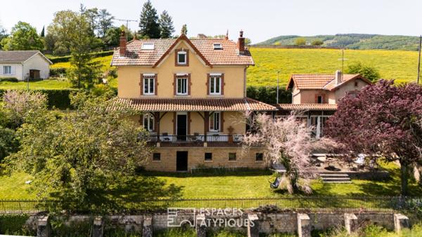 Maison bourgeoise avec vue imprenable sur l’Abbaye de Cluny