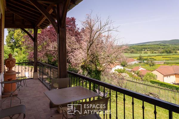 Maison bourgeoise avec vue imprenable sur l’Abbaye de Cluny