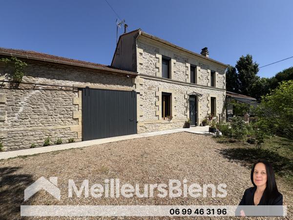 Maison rénovée dans un environnement calme à 1H de bordeaux