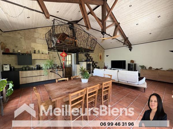 Maison rénovée dans un environnement calme à 1H de bordeaux