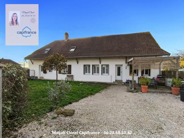 Maison familiale rénovée – 8 pièces – proche Pierre-de-Bresse