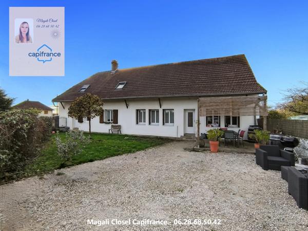 Maison familiale rénovée – 8 pièces – proche Pierre-de-Bresse