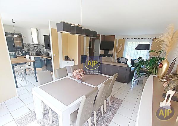 Maison à vendre Saint Sebastien Sur Loire - 5 pièces, 112m² avec 3 chambre(s) à 429 270€ - AJP Immobilier Saint-Sébastien-sur-Loire
