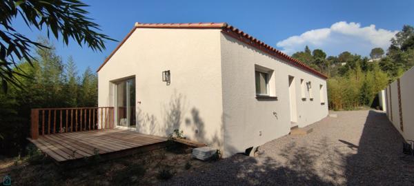 Villa récente T4 de plain pied sur terrain 800m²