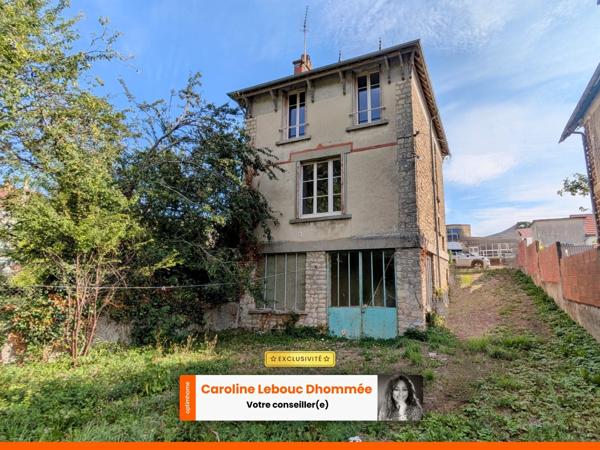 Maison de caractère à Mamers – 70 m² 2ch jardin et garage
