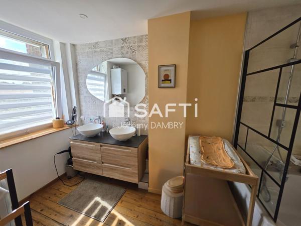 Maison 3 chambres avec cour de 25m² plein Sud