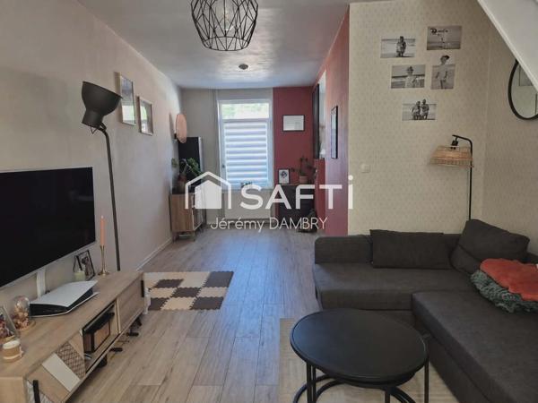 Maison 3 chambres avec cour de 25m² plein Sud