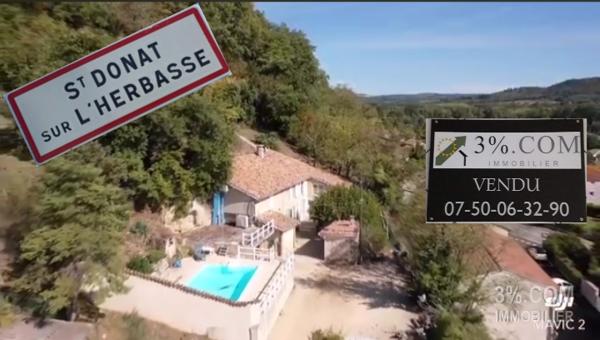 Mas Atypique de 146m2-5ch-Piscine ST-DONAT-SUR-L'HERBASSE(26) Saint-Donat-sur-l'Herbasse (26260)