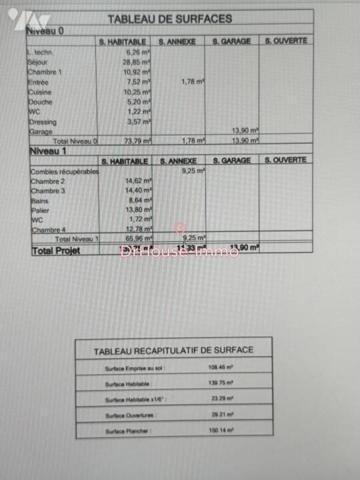 Maison à vendre 5 pièces de 139 m²