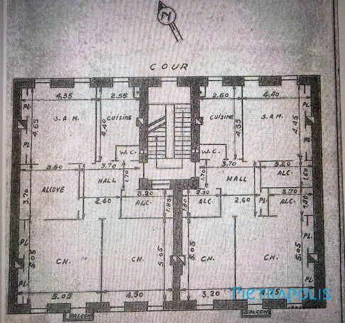 Dans bel ancien, appartement à rénover