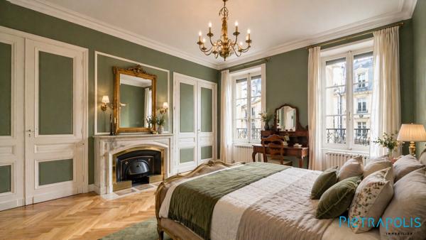 Dans bel ancien, appartement à rénover