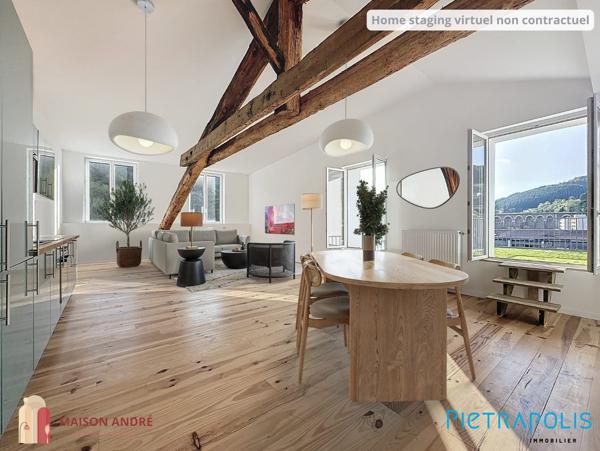 SUPERBE APPARTEMENT REFAIT A NEUF AVEC TERRASSE EN PLEIN CENTRE VILLE