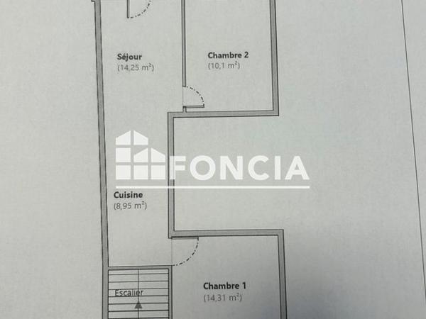 Location Appartement 4 pièces 69.4 m² - 17 AVENUE HELIOS Lourdes 65100