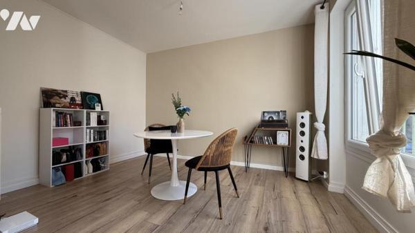 MORLAIX, centre, appartement de 84m² entièrement rénové, deux chambres