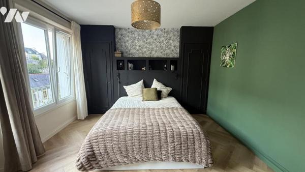 MORLAIX, centre, appartement de 84m² entièrement rénové, deux chambres