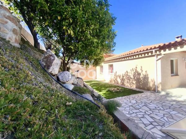 Maison plain pied 4 faces 144 m2 SH avec 5 chambres Villeneuve de la Raho