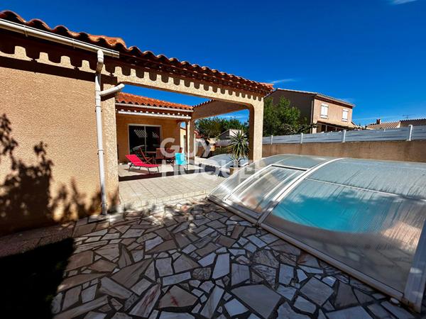 Maison plain pied 4 faces 144 m2 SH avec 5 chambres Villeneuve de la Raho