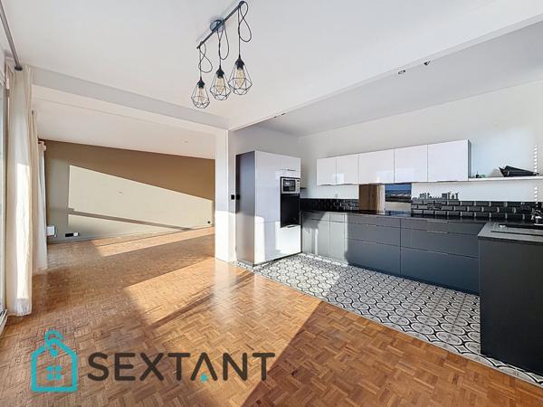 Appartement de 115 m2 avec terrasse plein sud entre centre ville et la plage