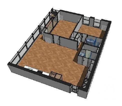 Appartement F3 à vendre  4 pièces - 86,71 m 2   PARIS  - 75015