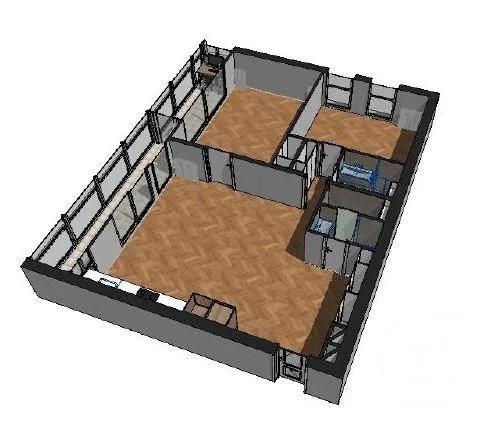 Appartement F3 à vendre  4 pièces - 86,71 m 2   PARIS  - 75015