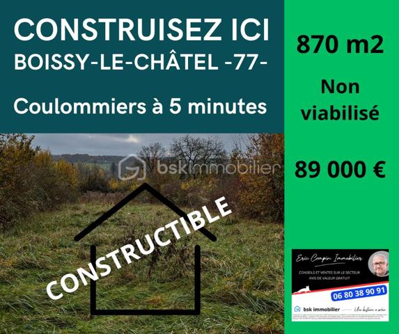 Terrain commercial de 870 m²