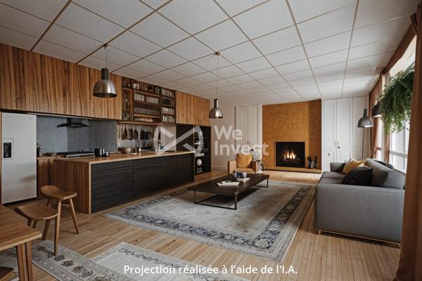 Centre ville Tournon - Maison de ville 182 m² sur sous sol.
