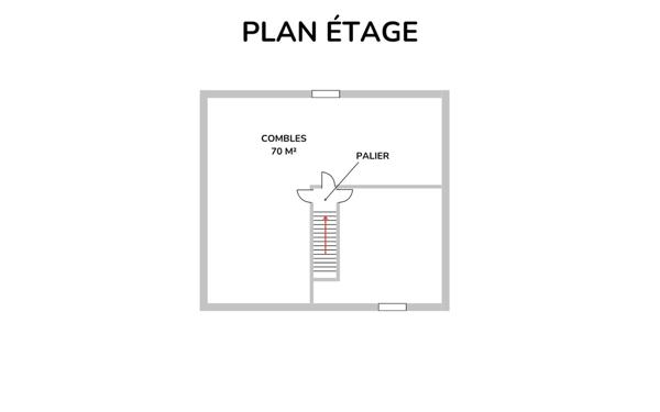 Maison à vendre    3 pièces • 59 m2 La Jonchère-Saint-Maurice