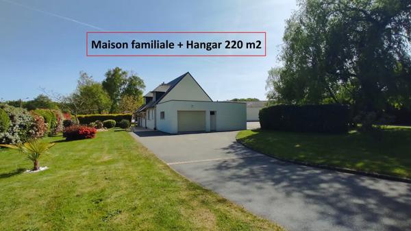 maison familiale avec hangar