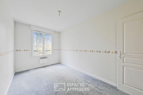 Appartement en duplex avec terrasse et balcon en centre-ville