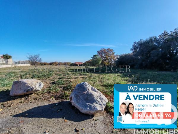 Terrain à vendre 1 396 m² Trouillas