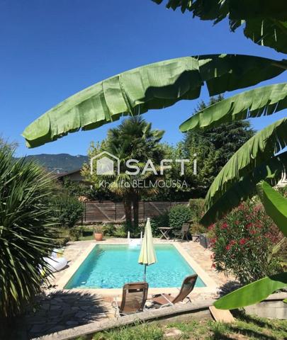 MAGNIFIQUE MAISON de 188 m2 AVEC PISCINE AU CŒUR D'AIX-LES-BAINS