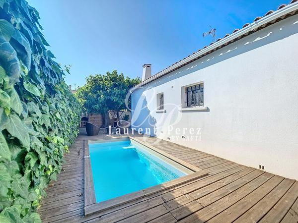 Villa de plain pied à Mauguio 4 chambres, piscine quartier calme