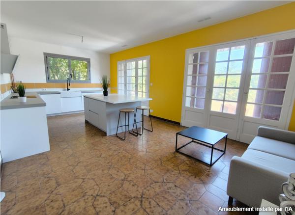 Maison Cazals 74m² + annexe à rénover 40m², terrain 1ha 68a 76ca